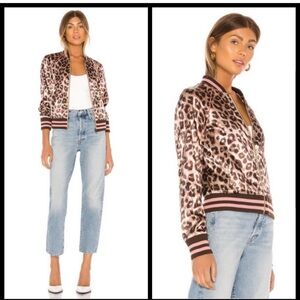 MOTHER The Letterman Zip Jacket - satin Wildcat